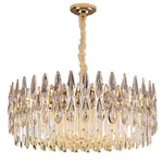 Crystal LED Chandelier | Long Stairway Villa Light | Modern Luxury Post Lamp