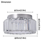 Crystal LED Ceiling Chandelier Light Circle Design Indoor Lighting