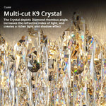 Crystal Chandelier: Modern Elegance for Living Room, Bedroom - High-End Luxury Lighting