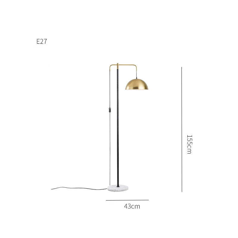 Modern Black Floor Lamp for Living Room & Bedroom Lighting