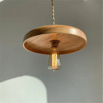 Wood Pendant Lights, Creative Art Hanging Lamps for Restaurant, Bar, Bedside