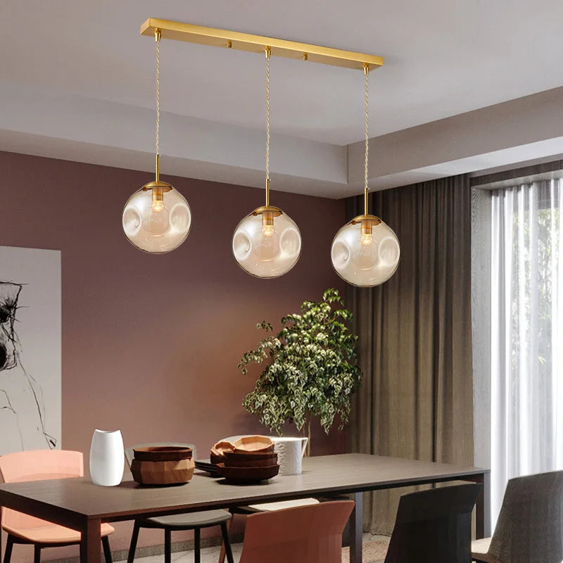 Champagne Glass LED Pendant Light - Modern Nordic Style for Home Decor