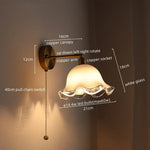 LED Copper Wall Light: Modern Nordic Interior Lamp for Bedroom, Bathroom, and Balcony