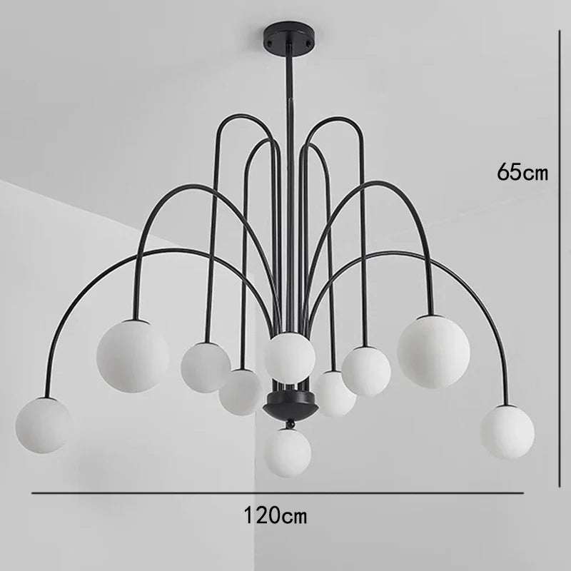 Modern LED Pendant Chandeliers for Living Room and Dining Room