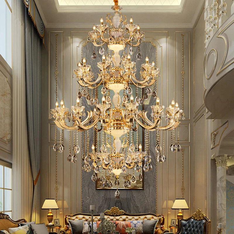 Elegant Crystal Chandelier for Living Room, Dining Room, and Bedroom
