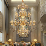 Elegant Crystal Chandelier for Living Room, Dining Room, and Bedroom