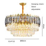 Crystal Ceiling Chandelier for Modern Living Room Decor