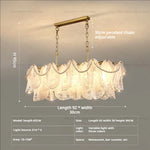 Magnolia Crystal Chandelier: Elegant French Style Dining Room Art Light
