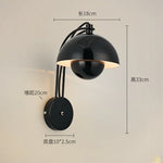 Flower Bud Bedroom Wall Sconce Light