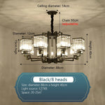 Luxury Crystal Chandelier for Living Room Dining Bedroom Hall Home Lighting