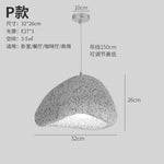 Minimalist Resin Pendant Light: Modern Nordic Chandelier for Restaurant and Bar Counter