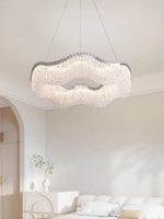 Modern Luxury Crystal Bead Chandelier with LED Lights for Home Decor