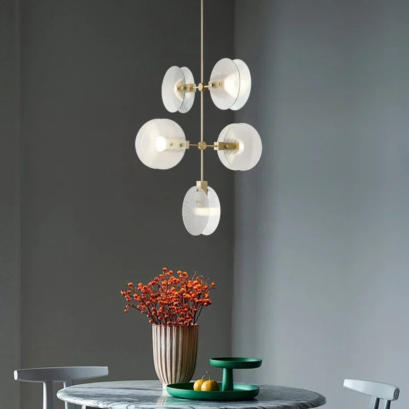 Nordic Acrylic Ceiling Chandelier for Living Room Dining Kitchen Bedroom Lighting
