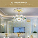Modern French Crystal Chandelier for Elegant Living Room Lighting