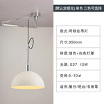 Nordic Rotatable Pendant Lamp Chandelier Study Bar Indoor Rocker Lamp