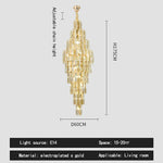 Crystal Loft Pendant Light: Sleek Spiral Staircase Chandelier