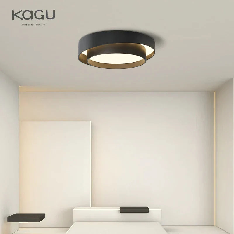 Modern Copper Ceiling Light for Living Room Bedroom Decor