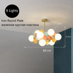 Flower Branch Series Chandelier: Multicolored Kids Room & Bedroom Lighting Fixtures