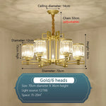 Crystal Chandelier: Elegant Chinese Style Lighting for Living Room, Bedroom, and Study