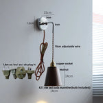 Walnut Ash LED Wall Sconce Adjustable Japanese Style Stair Light Fixtures