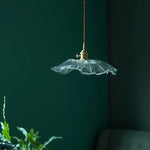 Nordic Brass Glass LED Pendant Lamp for Home Decor