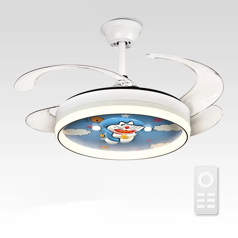 Dimmable Smart Home LED Ceiling Fan Light with Remote Control