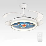 Dimmable Smart Home LED Ceiling Fan Light with Remote Control