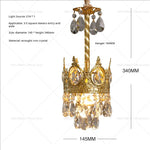 Crystal Chandelier: Modern Luxury Lighting for Dining, Bedroom, and Living Room
