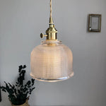 Afralia™ Glass LED Pendant Light Fixture for Modern Home Decor