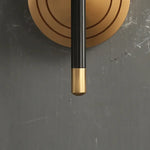 Copper Wooden Frame Wall Light with Hemp Rope - Creative Living Room Decor