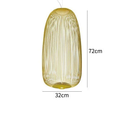 Spokes Bird Cage Pendant Light for Creative Interior Lighting