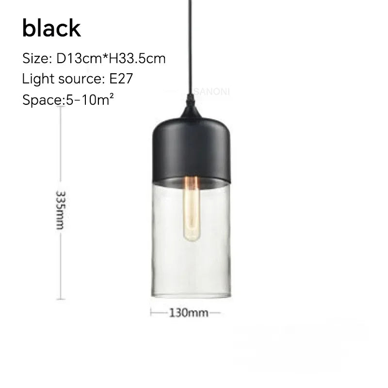 Nordic LED Glass Pendant Lights - Modern Wood Art for Stylish Living Spaces