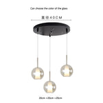 Designer Glass Chandelier Pendant Light for Dining Room Kitchen Loft Home Decor