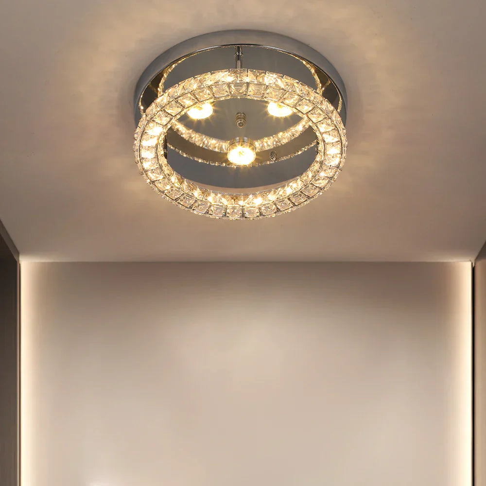 Luxury Crystal Ceiling Chandelier LED Light for Home Decor and Hotel Lighting