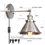 Afralia™ Pink Retro LED Wall Light Fixture - Industrial Vintage Ambient Luminaire
