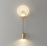 Modern Nordic LED Wall Sconce for Bedroom Decor - Black/Gold Wall Lamp
