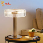 Glass Table Lamp LED G4 Luxury Minimalist Modern Light Fixtures for Home Decor