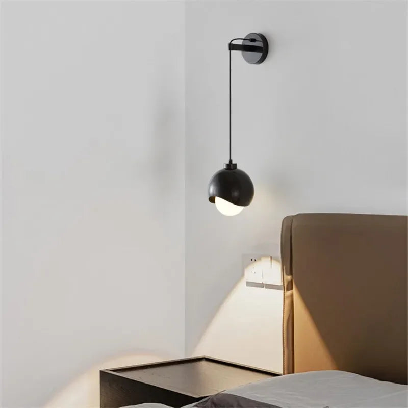 Copper Strip Wall Lamp Modern Nordic Style for Bedroom and Restaurant