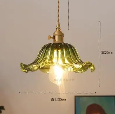 Glass Pendant Lights for Bedroom Dinning Living Room