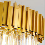 Gold Black Crystal Chandeliers LED Ceiling Light for Luxe Living & Hospitality