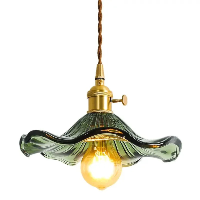 Glass Pendant Lamp for Bedroom Dining Room Chandelier Lighting