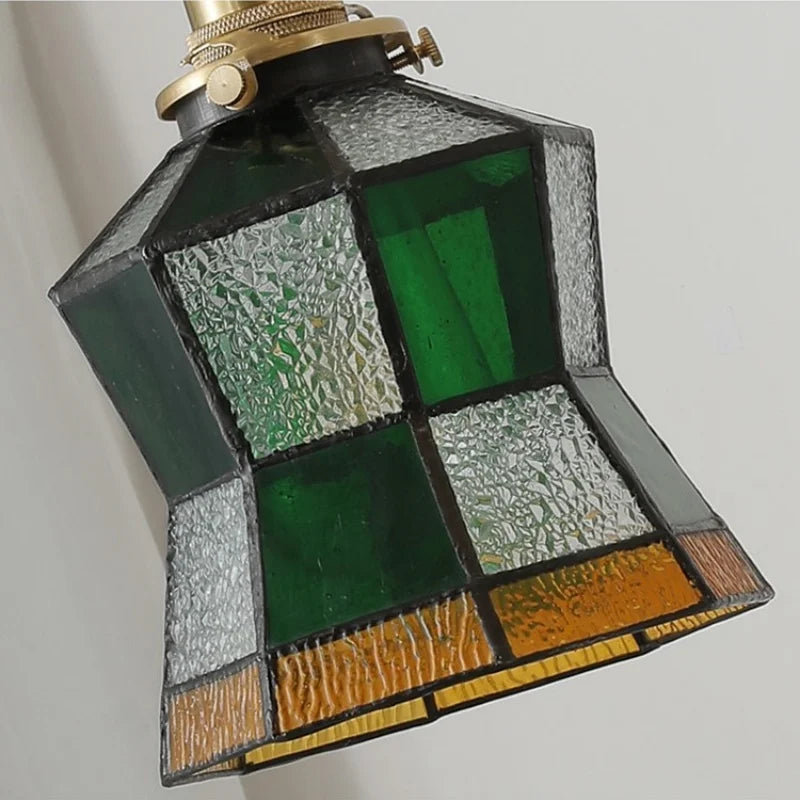 Colorful Glass LED Pendant Lights: Modern Nordic Design, Adjustable Hanging Lamp