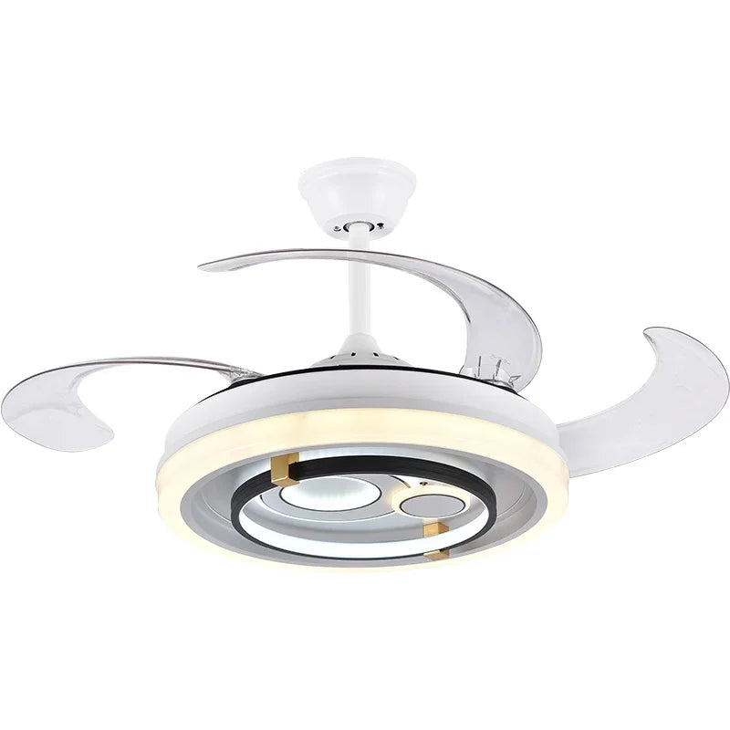 Smart Ceiling Fan Light with Remote Control Silent Design