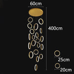 Nordic Stair Chandelier Living Room Dining Pendant Lights Ceiling Indoor Lighting
