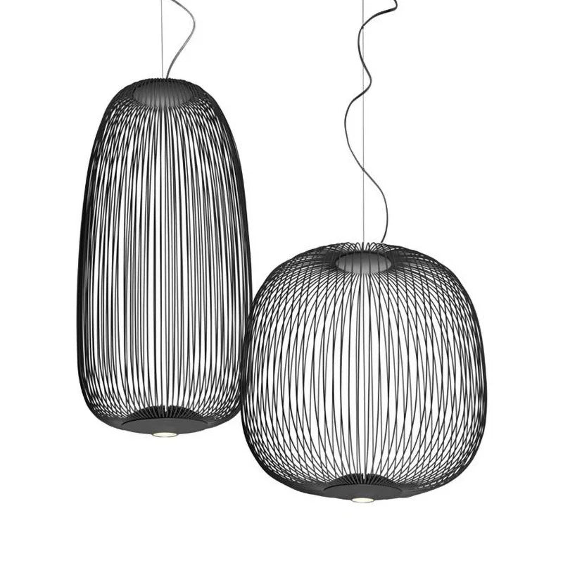 Spokes Bird Cage Pendant Light for Creative Interior Lighting