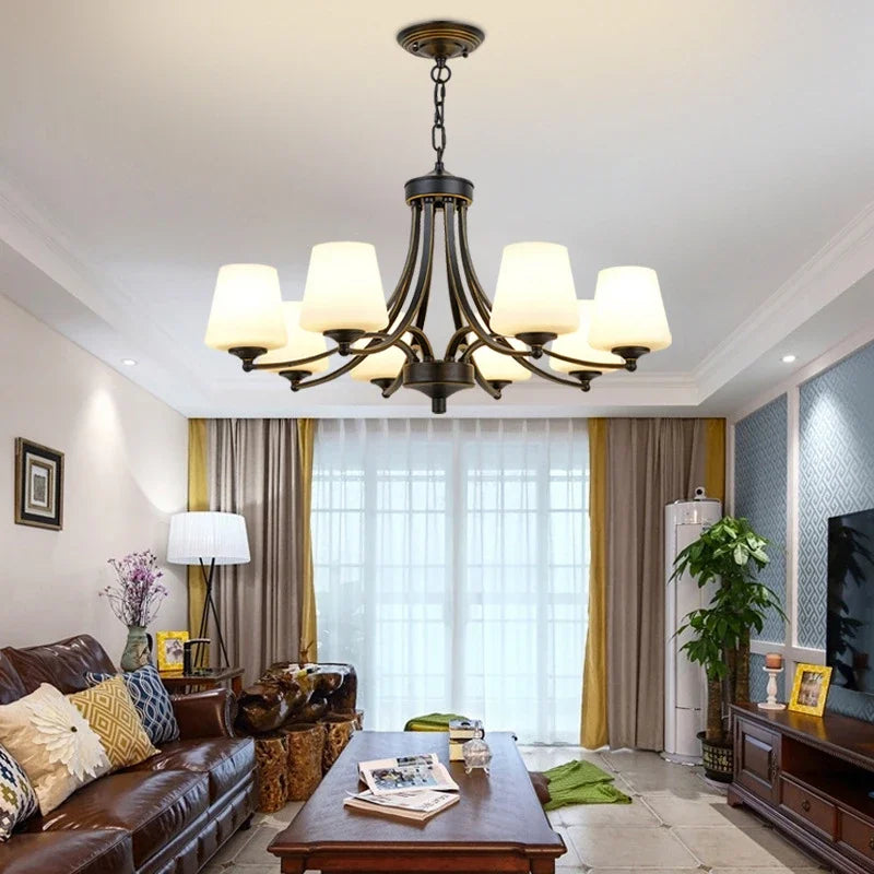 Modern Loft Ceiling Chandelier Lights for Living Room, Bedroom, Kitchen - Indoor Pendant Lamps & Hanging Fixtures