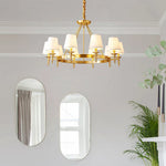 Copper American Chandelier: Luxury Modern Living Room, Dining Room, Bedroom Light