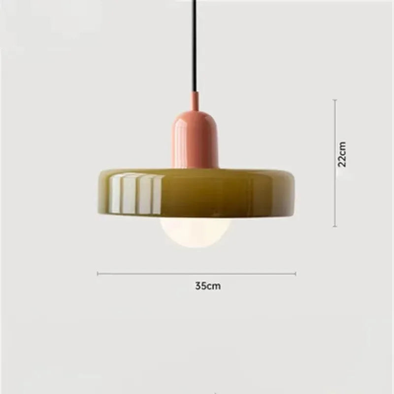 Nordic Glass Chandelier for Home Decor Hanging Lighting Fixtures