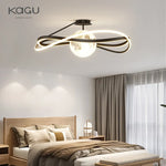 Moon LED Chandelier: Minimalist Modern Design for Living, Dining, or Bedroom Lighting