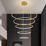 Modern LED Pendant Light Chandeliers for Living Room Staircase Lighting